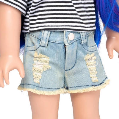 I'M A GIRLY Denim Shorts - Fits I'M A GIRLY 18" Fashion Doll 3 I'M A GIRLY Denim Shorts - Fits I'M A GIRLY 18" Fashion Doll