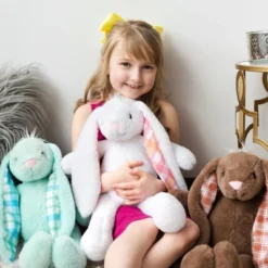 Plushible White Plaid Eared Bunny -Playland Shop GUEST 02000e66 3a7a 45fe 9a1c bccf798a655b