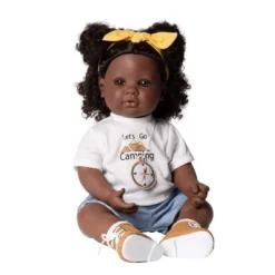 Adora Realistic Black Baby Doll Happy Camper Toddler Doll - 20 Inch, Soft CuddleMe Vinyl, Black Hair, Brown Eyes 15 Adora Realistic Black Baby Doll Happy Camper Toddler Doll - 20 Inch, Soft CuddleMe Vinyl, Black Hair, Brown Eyes -Playland Shop GUEST 0770aa47 4ba6 4cc4 bfc7 610fc5e72a92