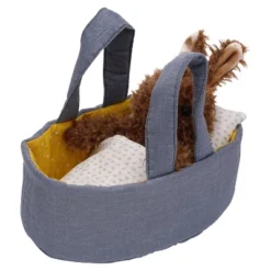 Manhattan Toy Moppettes Beau Bunny Stuffed Animal Nurturing Playset With Bunny Plush Toy, Fabric Bassinet, Blanket & Pillow -Playland Shop GUEST 07c0d4ba 5b91 46a9 b05a 4ad9124ed411