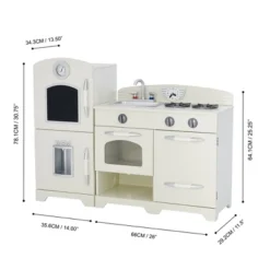 White Wooden Toy Kitchen With Fridge Freezer And Oven By Teamson Kids TD-11413W 15 White Wooden Toy Kitchen With Fridge Freezer And Oven By Teamson Kids TD-11413W -Playland Shop GUEST 0ea0c2e2 af96 484a 92d9 b0fbc7a699ba