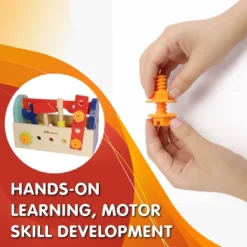 Leo & Friends My First Tool Box Kit Of 28 Wooden Pieces 10 Leo & Friends My First Tool Box Kit Of 28 Wooden Pieces -Playland Shop GUEST 0faa17ab 9c06 4d7c 9dd7 5df9efdf91e5