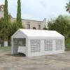 Outsunny 10ft X 20ft Party Tent & Carport, Portable Garage Outdoor Canopy Tent With Removable Sidewalls And Windows -Playland Shop GUEST 13afd949 6901 432b ae28 3f73df38d2fe