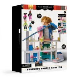 FAO Schwarz Toy Wood Ultimate Doll House LED -Playland Shop GUEST 1417ea9d 2e09 4690 9734 e15bff9316ef