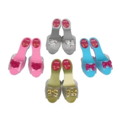 Insten Princess Dress Up And Pretend Play Shoes And Jewelry For Toddlers And Kids
