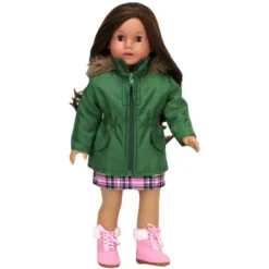 Sophia’s Complete Fall Outfit With Dress, Parka, & Booties For 18” Dolls, Pink/Green 7 Sophia’s Complete Fall Outfit With Dress, Parka, & Booties For 18” Dolls, Pink/Green -Playland Shop GUEST 1680c0c5 942e 4f63 93ff 50129bb7400f