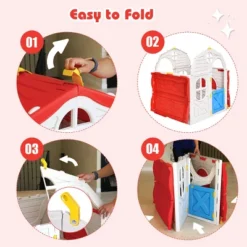 Costway Kids Cottage Playhouse Foldable Plastic Play House Indoor Outdoor Toy Portable 17 Costway Kids Cottage Playhouse Foldable Plastic Play House Indoor Outdoor Toy Portable -Playland Shop GUEST 1eed9876 71e7 4a88 8222 2e9b8ad7ab1b