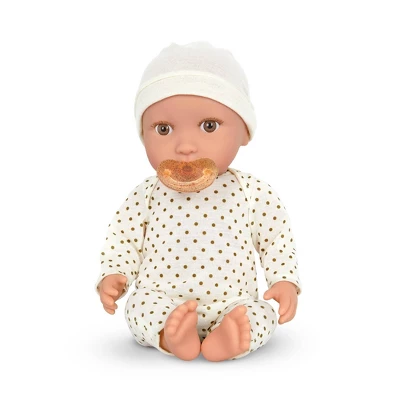 LullaBaby Doll With Polka Dot Ivory Pajama And Pacifier 4 LullaBaby Doll With Polka Dot Ivory Pajama And Pacifier - Image 2