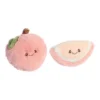 Ebba Mini Peach Rattle & Crinkle Set Precious Produce Adorable Baby Stuffed Animal Pink 3.5"