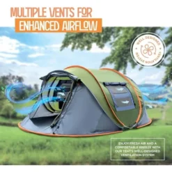 Camping Tent - 4-Person Easy Pop Up Tent With 2 Doors - UPF50+ Waterproof Instant Tent - Lightweight & Portable Family Tents Maple99 12 Camping Tent - 4-Person Easy Pop Up Tent With 2 Doors - UPF50+ Waterproof Instant Tent - Lightweight & Portable Family Tents Maple99 -Playland Shop GUEST 27d6a91c 2969 4d84 a20a b913ab85e61a