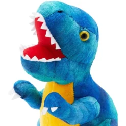 Blue Panda T-Rex Themed Plush Toy For Kids, Dinosaur Stuffed Animal Gift For Boys, 10 Inches, Blue -Playland Shop GUEST 27eef6fe 4afe 48cf b925 ec36fcbe35d4