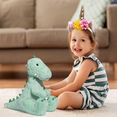 FAO Schwarz 12" Sparklers T-Rex With Removable Fantasy Headband Toy Plush 3 FAO Schwarz 12" Sparklers T-Rex With Removable Fantasy Headband Toy Plush