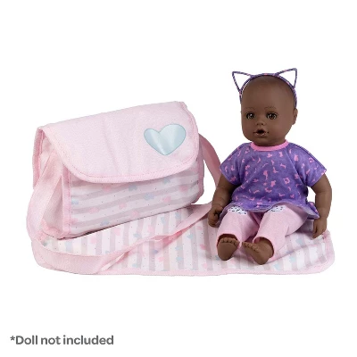Adora Baby Doll Diaper Bag In Classic Pastel Pink, Diapers Fit 13 Inch Dolls 9 Adora Baby Doll Diaper Bag In Classic Pastel Pink, Diapers Fit 13 Inch Dolls - Image 7