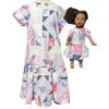 Doll Clothes Superstore Size 14 Matching Girl And Doll Patchwork Print Dress