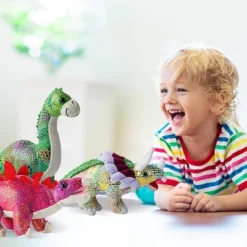BUILD ME Stuffed Animal Set Of 4 - 12" Soft Dinosaur Plush Toys For Boys And Girls -Playland Shop GUEST 2c0c86f6 a0a7 4a40 bf3c 05c333e55a23