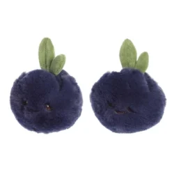 Ebba Mini Blueberry Rattle & Crinkle Set Precious Produce Adorable Baby Stuffed Animal Blue 4" -Playland Shop GUEST 2c11b25c 4e75 4a78 a6d6 ee5f536f95e9
