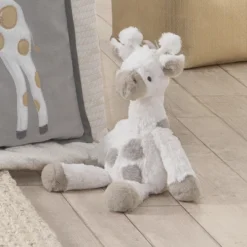Lambs & Ivy Signature Goodnight Giraffe Moonbeams Plush Giraffe Stuffed Animal 11.5 Inch - Millie - Gray/White -Playland Shop GUEST 2f606484 f691 4c04 aaaf 9a8d62dd82f5