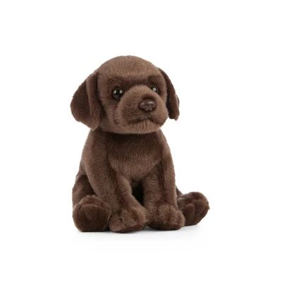 Living Nature Chocolate Labrador Puppy Plush Toy 3 Living Nature Chocolate Labrador Puppy Plush Toy