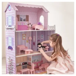 Teamson Kids Fancy Mansion Doll House With 13pcs Furniture 12 Teamson Kids Fancy Mansion Doll House With 13pcs Furniture -Playland Shop GUEST 34381084 457a 4c17 9d55 2e26d396394d