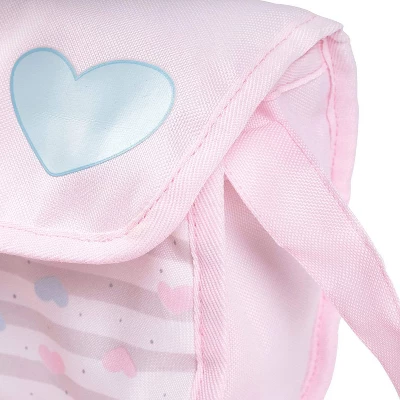 Adora Baby Doll Diaper Bag In Classic Pastel Pink, Diapers Fit 13 Inch Dolls 8 Adora Baby Doll Diaper Bag In Classic Pastel Pink, Diapers Fit 13 Inch Dolls - Image 6