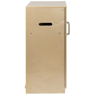 Emma And Oliver Children's Wood Refrigerator For Commercial Or Home Use - Kid Friendly Design 4 Emma And Oliver Children's Wood Refrigerator For Commercial Or Home Use - Kid Friendly Design - Image 2