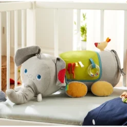 HABA Discovery Elephant - Oversized Plush Sensory Activity Toy For Baby Nursery's - Ages 6 Months + -Playland Shop GUEST 3b040427 3484 45a5 b464 68d38b7009b7
