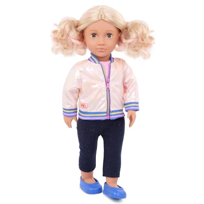 Our Generation Love To Shine Pink Bomber Jacket Outfit For 18" Dolls 3 Our Generation Love To Shine Pink Bomber Jacket Outfit For 18" Dolls