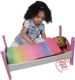 The New York Doll Collection 18 Inch Wooden Bed
