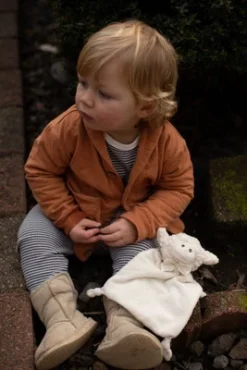 Bearington Baby Wee Lamby, Small Lamb Stuffed Animal Lovey Security Blanket, 8" X 7" -Playland Shop GUEST 42722368 bcbd 4924 b392 2a5774ea21e2