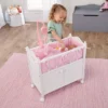 Badger Basket Cabinet Doll Crib With Gingham Bedding And Free Personalization Kit - White/Pink -Playland Shop GUEST 437db30a db72 41cc a577 62099e3c0b33