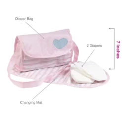 Adora Baby Doll Diaper Bag In Classic Pastel Pink, Diapers Fit 13 Inch Dolls 14 Adora Baby Doll Diaper Bag In Classic Pastel Pink, Diapers Fit 13 Inch Dolls -Playland Shop GUEST 439d209b 6399 4eb7 85bf 94c08e4052f1