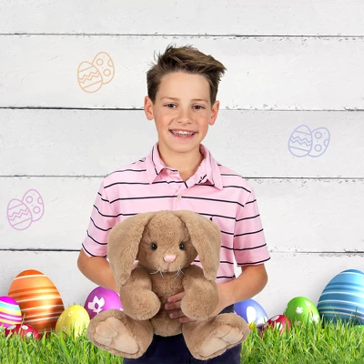 Bearington Lil Bubba Brown Plush Stuffed Animal Bunny Rabbit, 10.5 Inches 6 Bearington Lil Bubba Brown Plush Stuffed Animal Bunny Rabbit, 10.5 Inches - Image 4