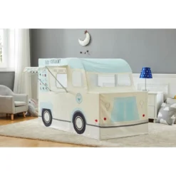 Wonder&Wise Indoor 59 X 32 X 40 Inch Childrens Kids Cotton Fabric Ice Cream Truck Pretend Play House Tent For Toddlers Ages 3 Years Old And Older 7 Wonder&Wise Indoor 59 X 32 X 40 Inch Childrens Kids Cotton Fabric Ice Cream Truck Pretend Play House Tent For Toddlers Ages 3 Years Old And Older -Playland Shop GUEST 4561057b 646f 496c 908c db03e03bf719