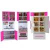Insten Mini Modern Kitchen Playset For Dolls With Refrigerator, Stove, Sink, Pink, 15 X 12.5 In -Playland Shop GUEST 4a98c8eb 4a27 4757 b043 3f03579fe366