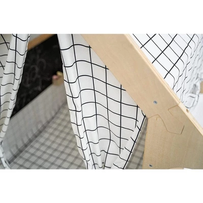 Avenlur Flair - Wooden 5 In 1 Indoor Playhouse Play Tent With Desk Table 7 Avenlur Flair - Wooden 5 In 1 Indoor Playhouse Play Tent With Desk Table - Image 5