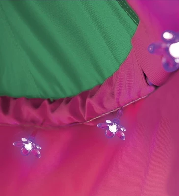 HearthSong Cozy Posy HugglePod HangOut Set With Nylon Hanging Tent, LED Flower Lights And Crescent Stand 8 HearthSong Cozy Posy HugglePod HangOut Set With Nylon Hanging Tent, LED Flower Lights And Crescent Stand - Image 6