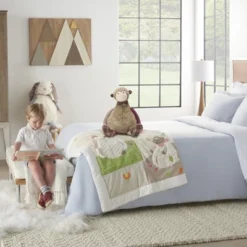 Mina Victory Plush Lines Monkey Plush Animal 23" X 24" Brown Indoor Stuffed Animal -Playland Shop GUEST 50e32252 f1e0 4918 b89e 48dd43f0c2a1