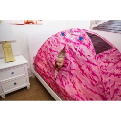 Pacific Play Tents Kids Pink Camo Bed Tent Twin Size -Playland Shop GUEST 51432299 b8da 4243 b6c0 1a84f6164dff