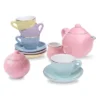 Jewelkeeper Porcelain Tea Party Set For Little Girls - Polka Dots - 13 Pieces -Playland Shop GUEST 521347d7 d820 46f6 8b6e aca256378b96