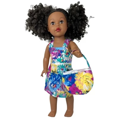 Doll Clothes Superstore Size 7 Matching Girl And Doll Bright Flower Sundresses 4 Doll Clothes Superstore Size 7 Matching Girl And Doll Bright Flower Sundresses - Image 2