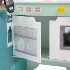 HearthSong Orders Up 4'L X 3'H Kids' Pretend-Play Wooden Food Truck Kitchen And 12 Piece Wooden Culinary Play Set -Playland Shop GUEST 560eeea6 e2a0 4baa bb4c 085b650aeb21