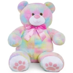 Best Choice Products 38in Giant Soft Plush Teddy Bear Stuffed Animal Toy W/ Bow Tie, Footprints -Playland Shop GUEST 5e30a0b3 6b8b 458b b754 a46a50f99b06