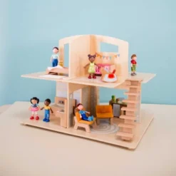 HABA Little Friends Dollhouse City Villa With 10 Pieces Of Furniture -Playland Shop GUEST 61260624 3f0e 410f af38 c25ba2b5b3a3