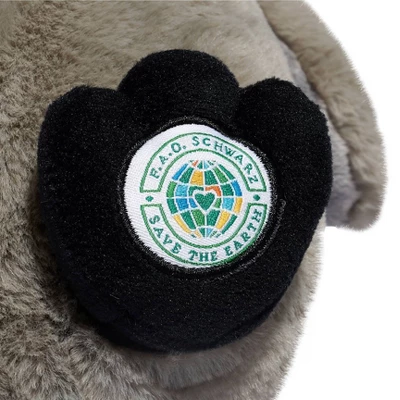 FAO Schwarz Sustainable Penguin 10" Stuffed Animal 7 FAO Schwarz Sustainable Penguin 10" Stuffed Animal - Image 5