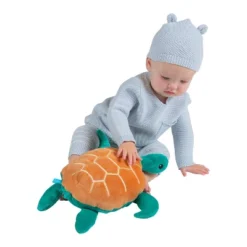 Manhattan Toy Velveteen Salty Sea Turtle Ocean Life Toy Stuffed Animal, 14.5" -Playland Shop GUEST 65547b00 4af5 47ef a6e2 e47ab007ed91