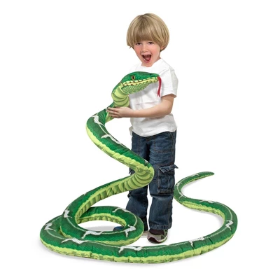 Melissa & Doug Giant Boa Constrictor - Lifelike Stuffed Animal Snake, 14' Long 3 Melissa & Doug Giant Boa Constrictor - Lifelike Stuffed Animal Snake, 14' Long