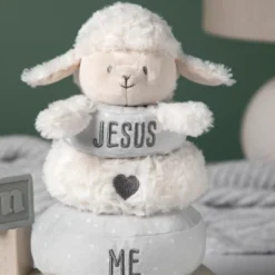 DEMDACO Stackable Plush - Jesus Loves Me Lamb -Playland Shop GUEST 6db631dd 4e75 4d0b 89fd 3c2c33d7db60