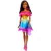 Barbie 28" Large Doll With Dark Brown Hair And Rainbow Dress -Playland Shop GUEST 6e8d43e7 1faa 4931 ac3b 003b72186dd5