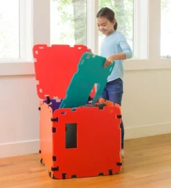 HearthSong 16-Panel Colorblock Fantasy Forts Indoor/Outdoor Building Kit With Lightweight Corrugated Plastic Panels -Playland Shop GUEST 6f410988 6e17 4d4a a3fb 824d7ce6ea69