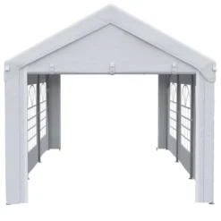 Outsunny 10ft X 20ft Party Tent & Carport, Portable Garage Outdoor Canopy Tent With Removable Sidewalls And Windows -Playland Shop GUEST 6f9ad8ef 809f 459d 8df0 33351f9cfb52